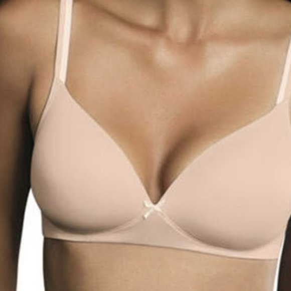 Bra wirefree womens new sizes 38B or 36C nude Blissful Benefits by Warner's - Picture 1 of 1
